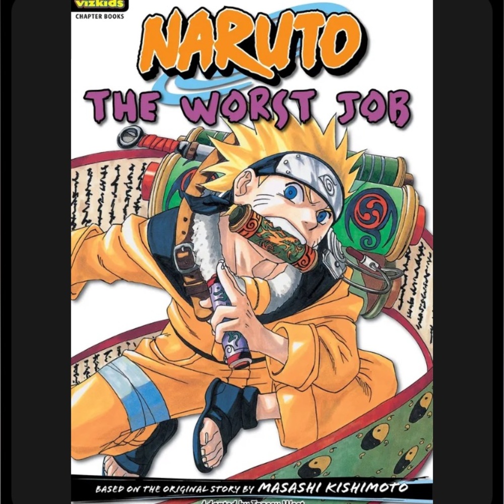 Naruto the worst job paperback chapter book 1999 anime chapter 3 volume 3
